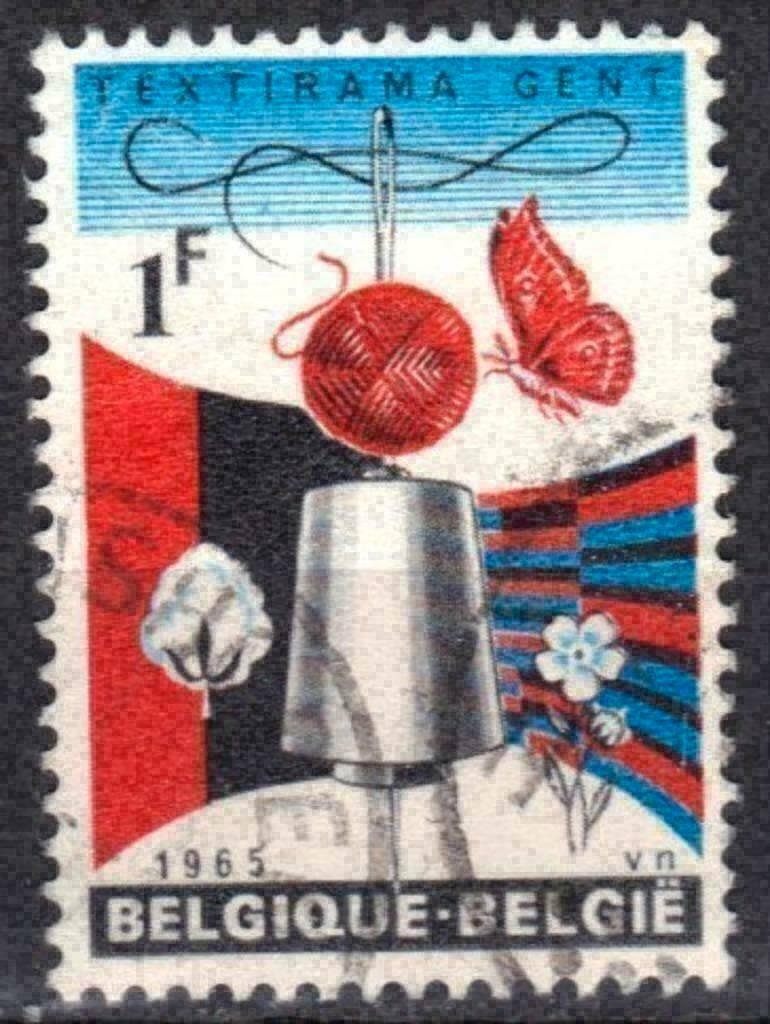 Belgie 1965 - Yvert/OBP 1313/1314 - Textirama in Gent (ST), Verzenden, Gestempeld, Gestempeld