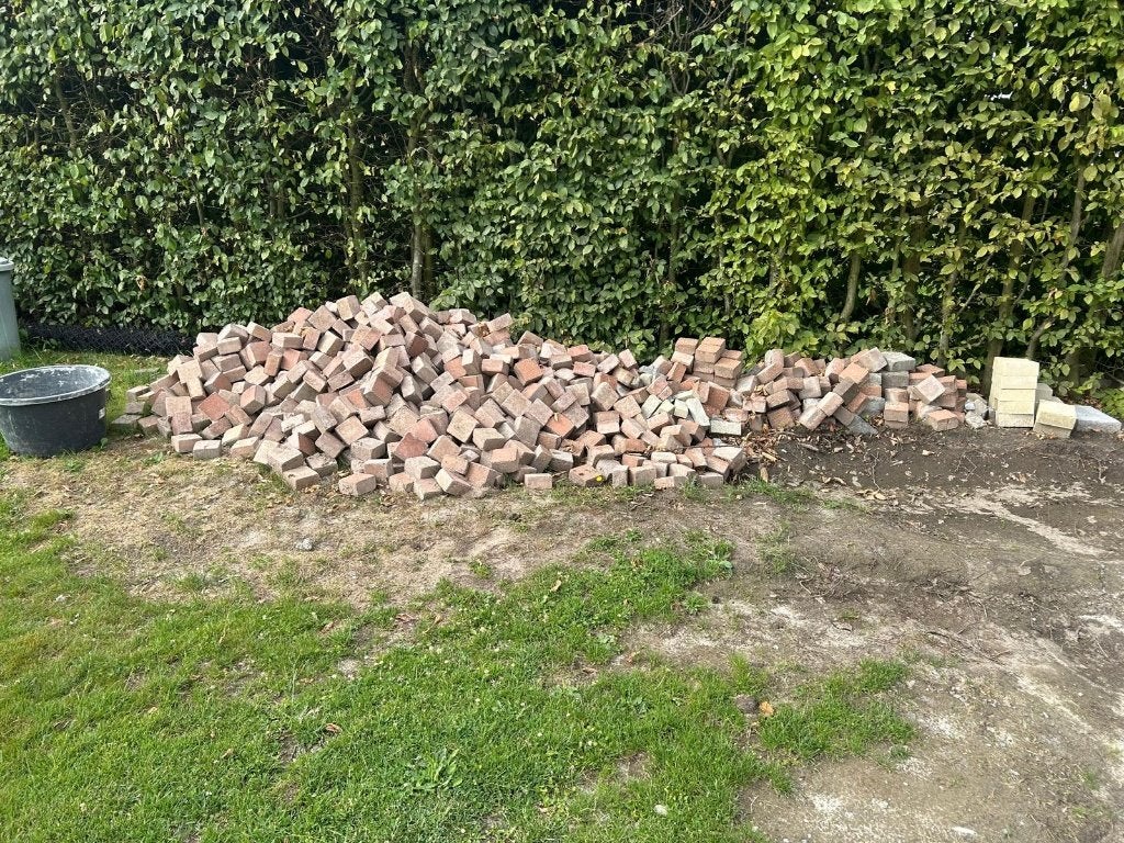 klinkers, Tuin en Terras, Ophalen, Gebruikt, Klinkers, Minder dan 5 m²