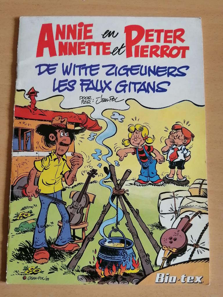 BD bilingue  Annie en Peter / Annette et Pierrot E.O.1983, Une BD, Enlèvement ou Envoi