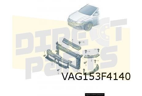 Volkswagen Polo VIII (7/17-7/21) (2G)frontpaneel (1.0TSi) (a, Neuf, Volkswagen, -, -