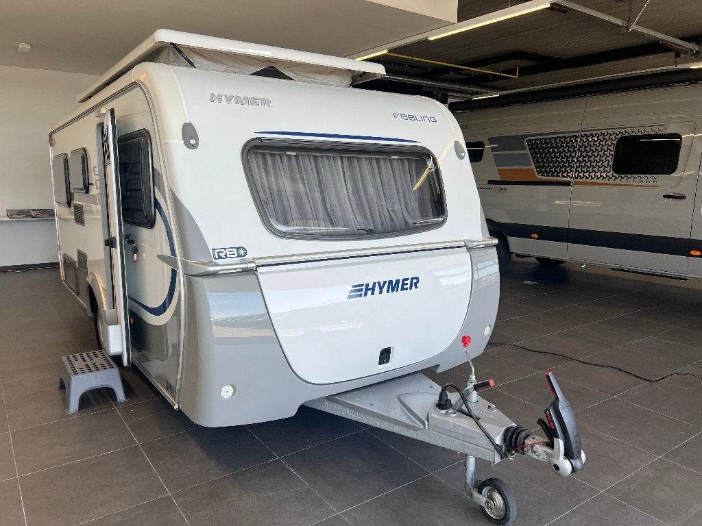 Eriba Hymer Feeling 425 met hefdak, Caravans en Kamperen, Standaardzit, Bedrijf, 750 - 1000 kg, Schokbreker