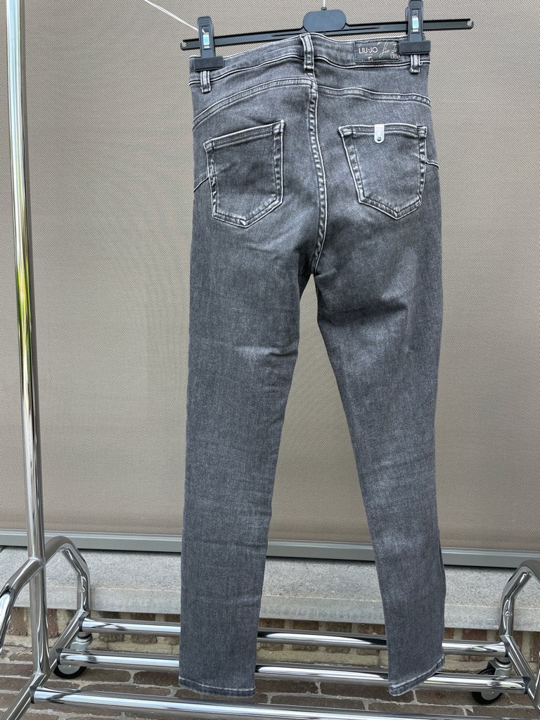 Donkergrijze Jeans, van Liu Jo Milano, Maat 26, Liu Jo, Ophalen of Verzenden, Gedragen, Grijs