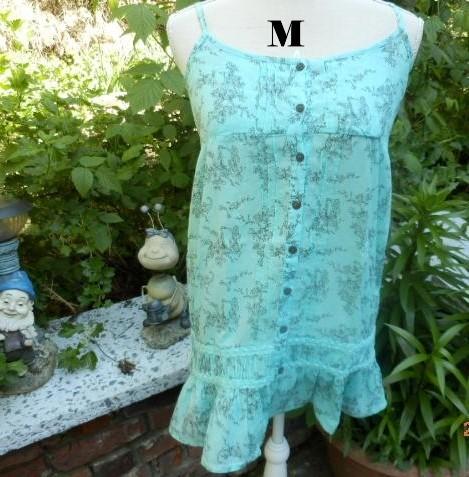 (12)- blouse femme t.38 bleu et brun - jennyfer -, Maat 38/40 (M), Blauw, Ophalen of Verzenden, Zo goed als nieuw