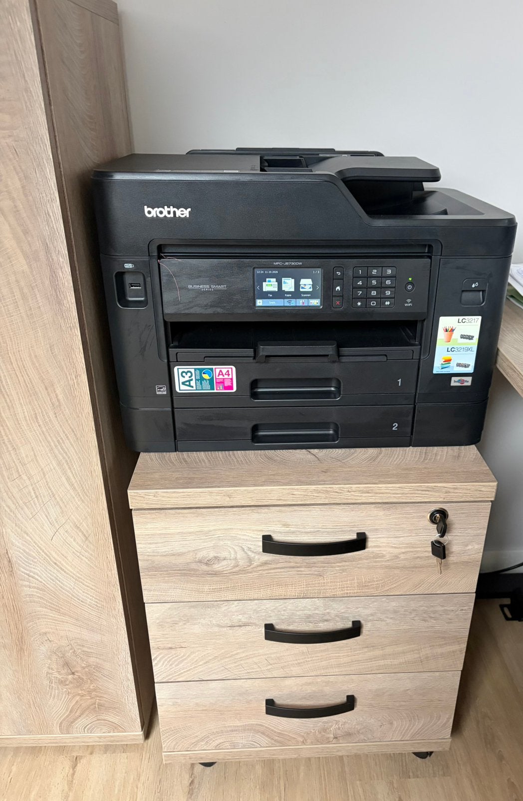 XL Inkt + gratis A3 Multifunctionele Brother, Ophalen, Zo goed als nieuw, Scannen, Printer