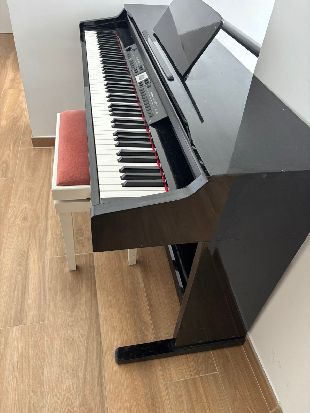 Piano numérique Thomann DP-40 + Banquette réglable, Enlèvement, Comme neuf, Noir, Piano