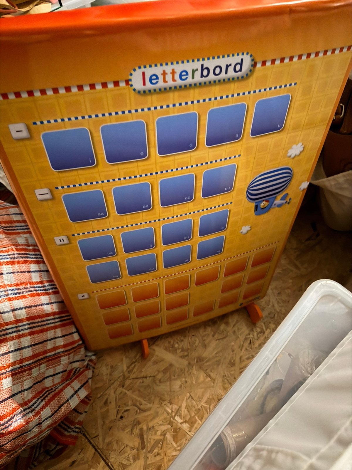 Letterbord school zoem de bij vleren lezen, Kinderen en Baby's, Speelgoed | Educatief en Creatief, Ophalen, Zo goed als nieuw