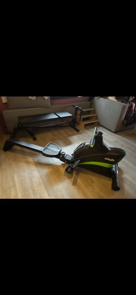 VirtuFit Ergometer roeitrainer, Sport en Fitness, Ophalen, Zo goed als nieuw, Benen, Roeitrainer