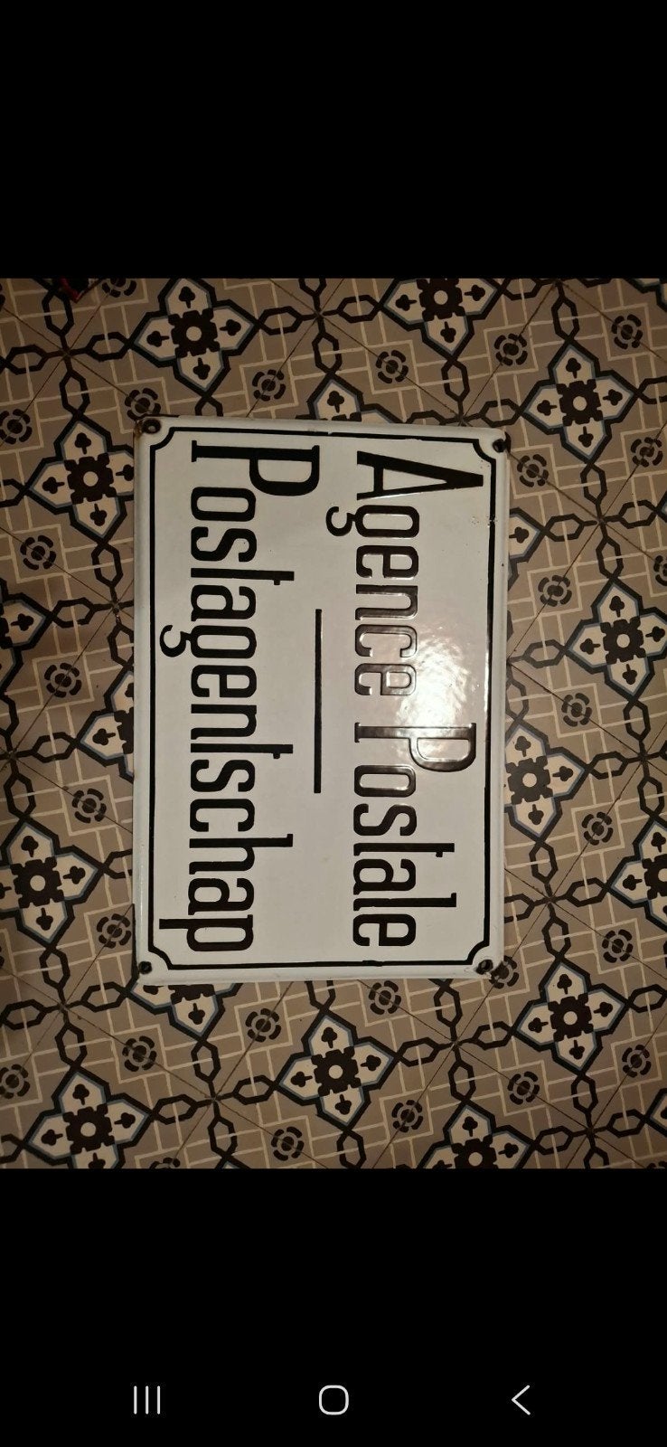 Plaque émaillée, Antiquités & Art, Enlèvement ou Envoi