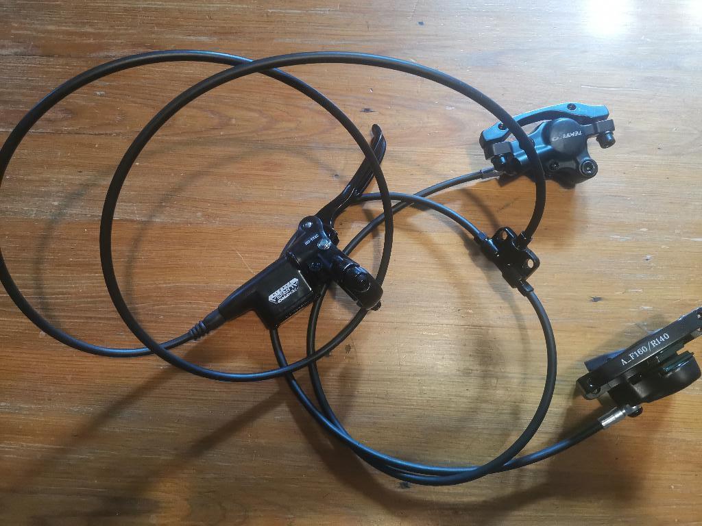 Tektro schijfrem auriga Twin, Fietsen en Brommers, Fietsonderdelen, Ophalen, Zo goed als nieuw, Overige typen, Tektro