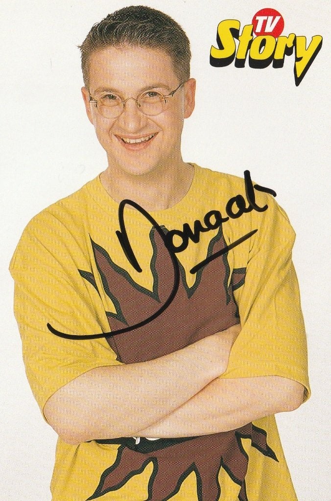 Donaat Deriemaeker - foto met handtekening - 1996, Verzamelen, Ophalen of Verzenden, Zo goed als nieuw, Foto of Kaart, Gesigneerd
