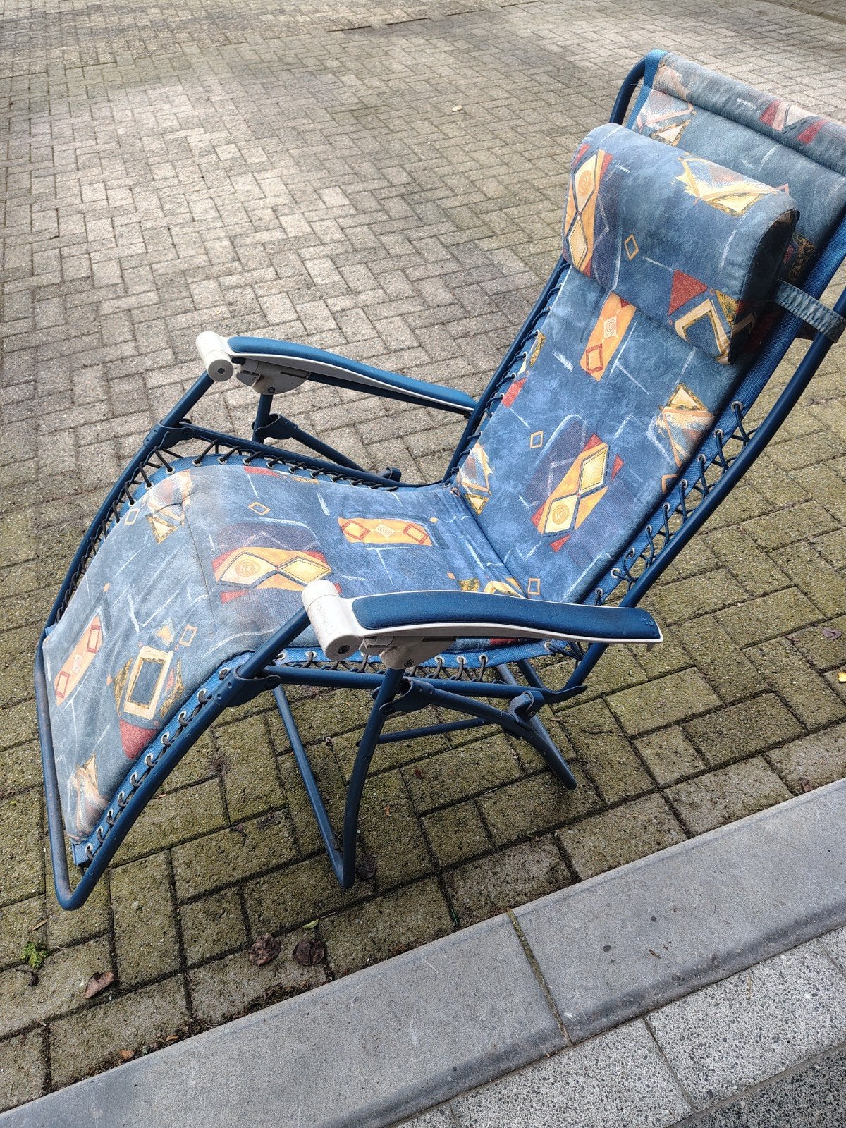 ligzetel / plooizetel lafuna, Jardin & Terrasse, Chaises de jardin, Enlèvement, Utilisé, Métal, Pliant