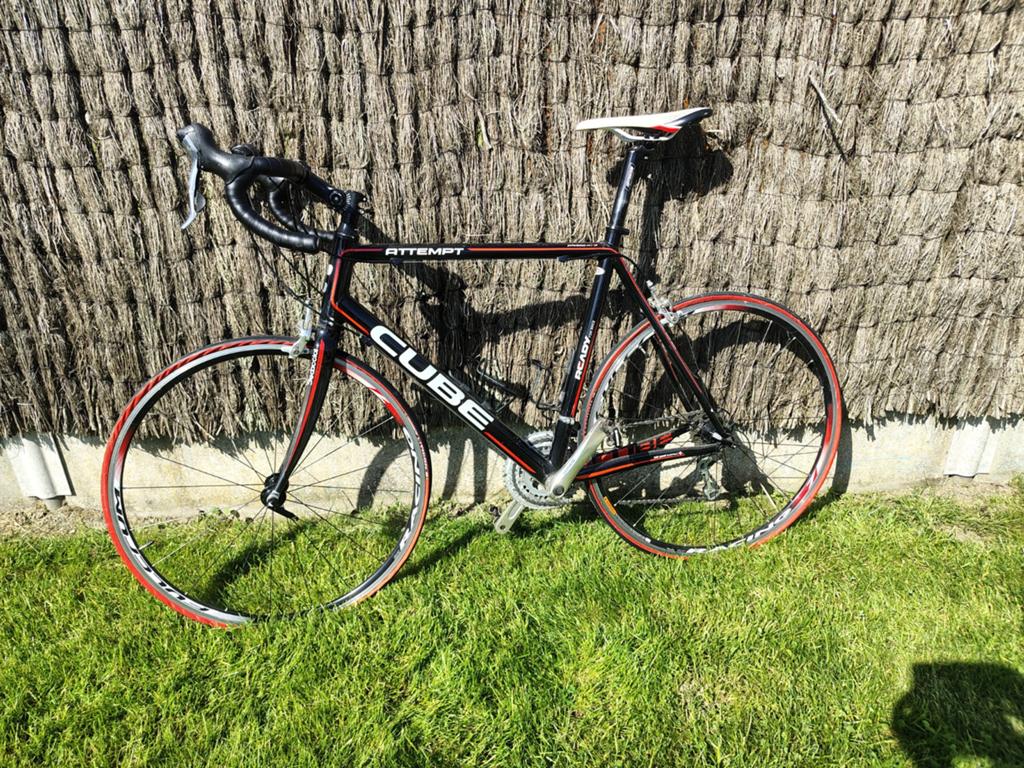 Racefiets koersfiets Cube, Ophalen