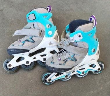 Verstelbare skates/skeelers Oxelo maat 29-32, Ophalen, Verstelbaar, Zo goed als nieuw, Kinderen