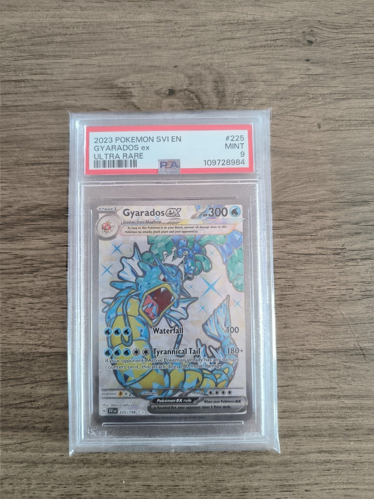 Gyarados ex - #225 - psa 9, Ophalen