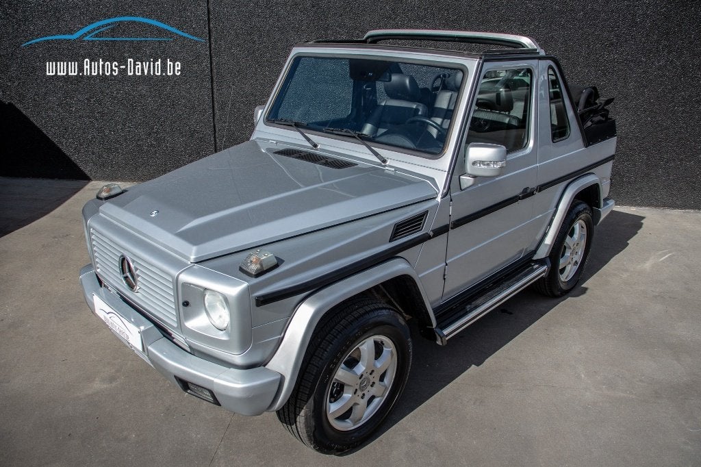 Mercedes-Benz G320 Cabrio W463 3.2 V6 Aut. 4X4 / ZELDZAAM, Auto's, Automaat, 4 zetels, Zwart, 370 g/km
