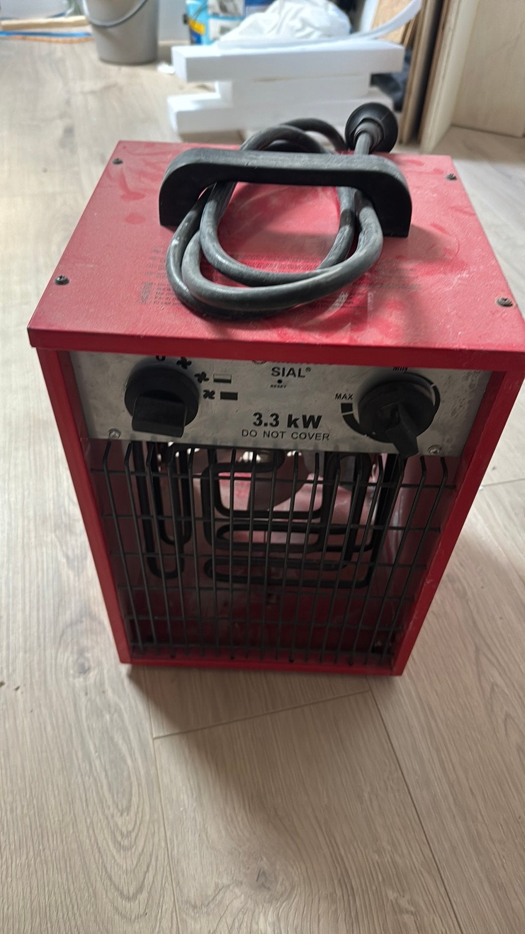 Warmteblazer, Huis en Inrichting, Kachels, Ophalen, Gebruikt, Elektrisch