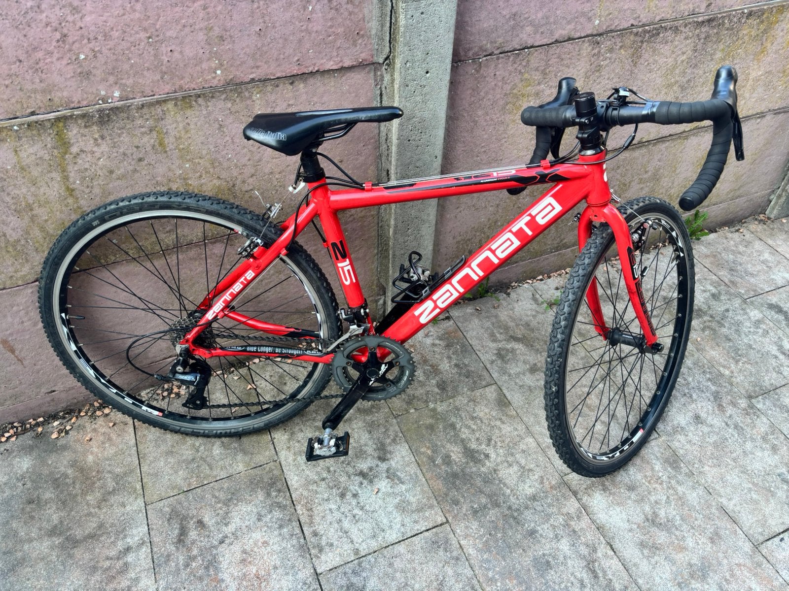 Zannata gravelbike/cyclocross/veldrij-fiets voor kinderen, Vélos & Vélomoteurs, Frein sur jante, Enlèvement, Utilisé, 15 à 20 vitesses