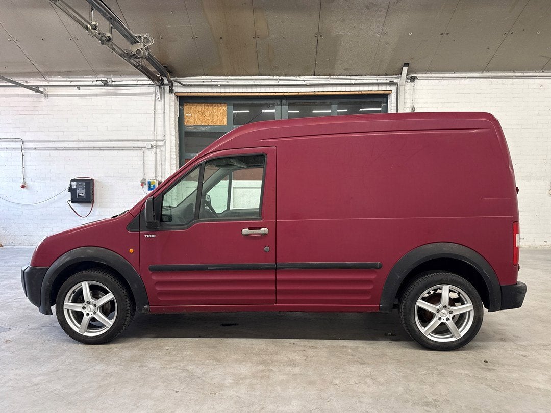 Ford Transit Connect T230L 1.8 TDCi | Trekhaak, Autos, Rouge, Interruption de démarrage, Achat, 90 ch