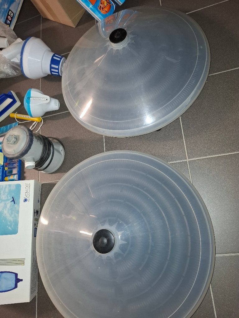 Verwarmingsbollen met intex zwembad en alle toebehoren, Tuin en Terras, Ophalen, Zo goed als nieuw, Verwarming