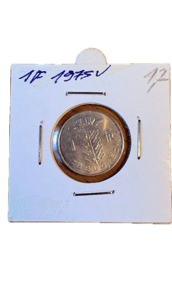 BAUDOUIN I : 1 FRANC 1975V, Enlèvement ou Envoi