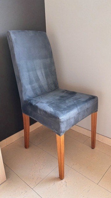eetkamerstoelen, Maison & Meubles, Chaises, Gris, Bois, Comme neuf, Enlèvement