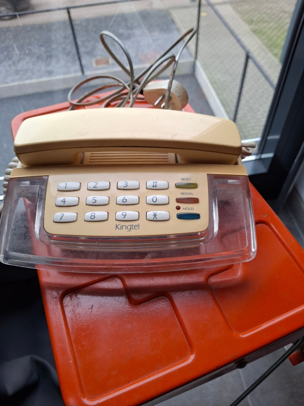 vintage huis telefoon van ,Kingtel Doorzichtig en perfect, Télécoms, Téléphones fixes | Filaires, Enlèvement