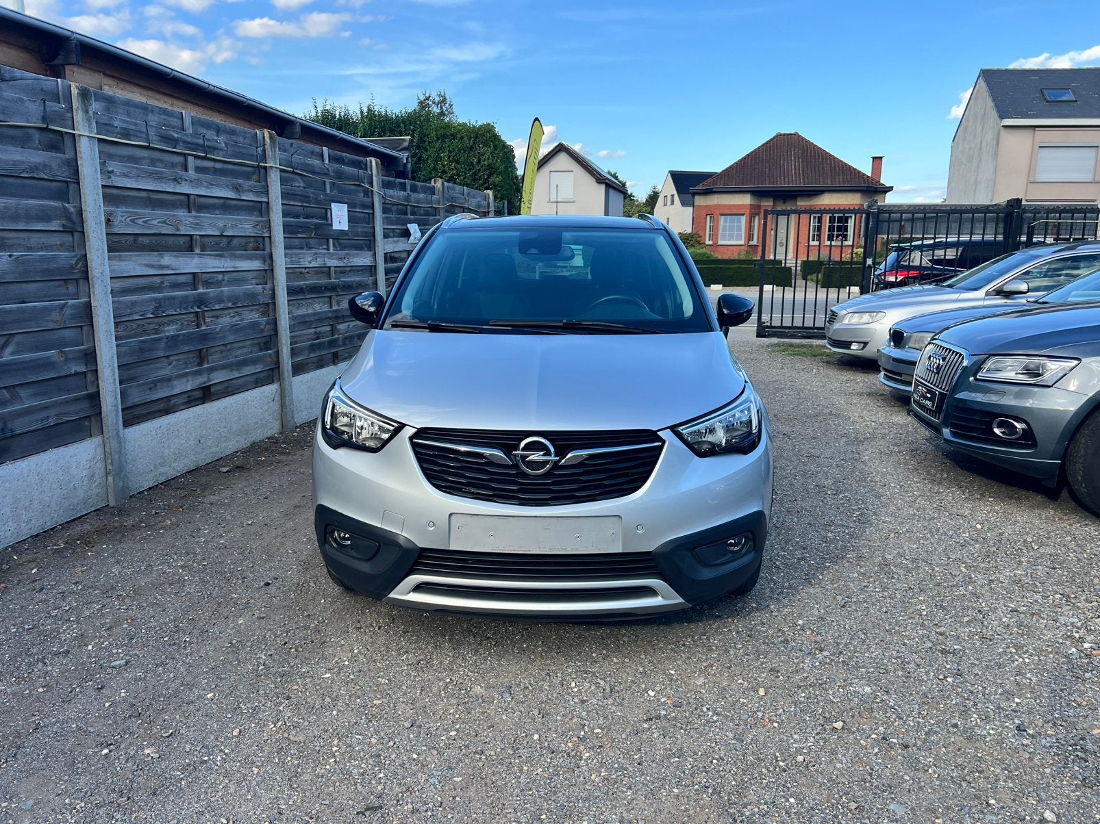 Opel Crossland X 1.2i Automaat 80000 km Nieuwstaat!!, Autos, Cuir, Argent ou Gris, Achat, Euro 6