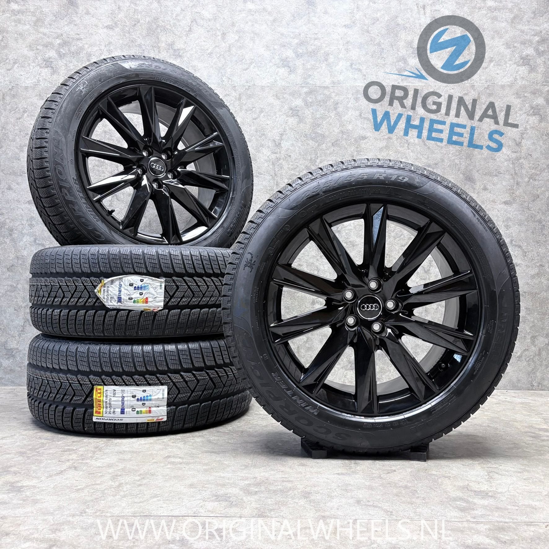 19 inch originele velgen + winterbanden Audi Q4 e-tron, Auto-onderdelen, 19 inch, Gebruikt, -, -