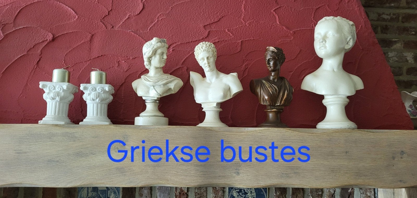 Mini Griekse beeldjes en zuiltjes, 10euro vr alles, Ophalen