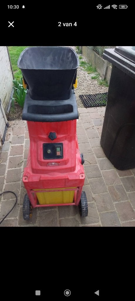 Hakselaar Wolf Garten, Tuin en Terras, Hakselaars, Ophalen, Gebruikt, Wolfgarten, Met opvangbak