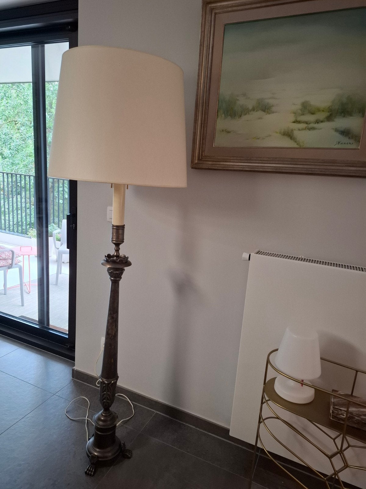 Lampadaire vintage, Enlèvement
