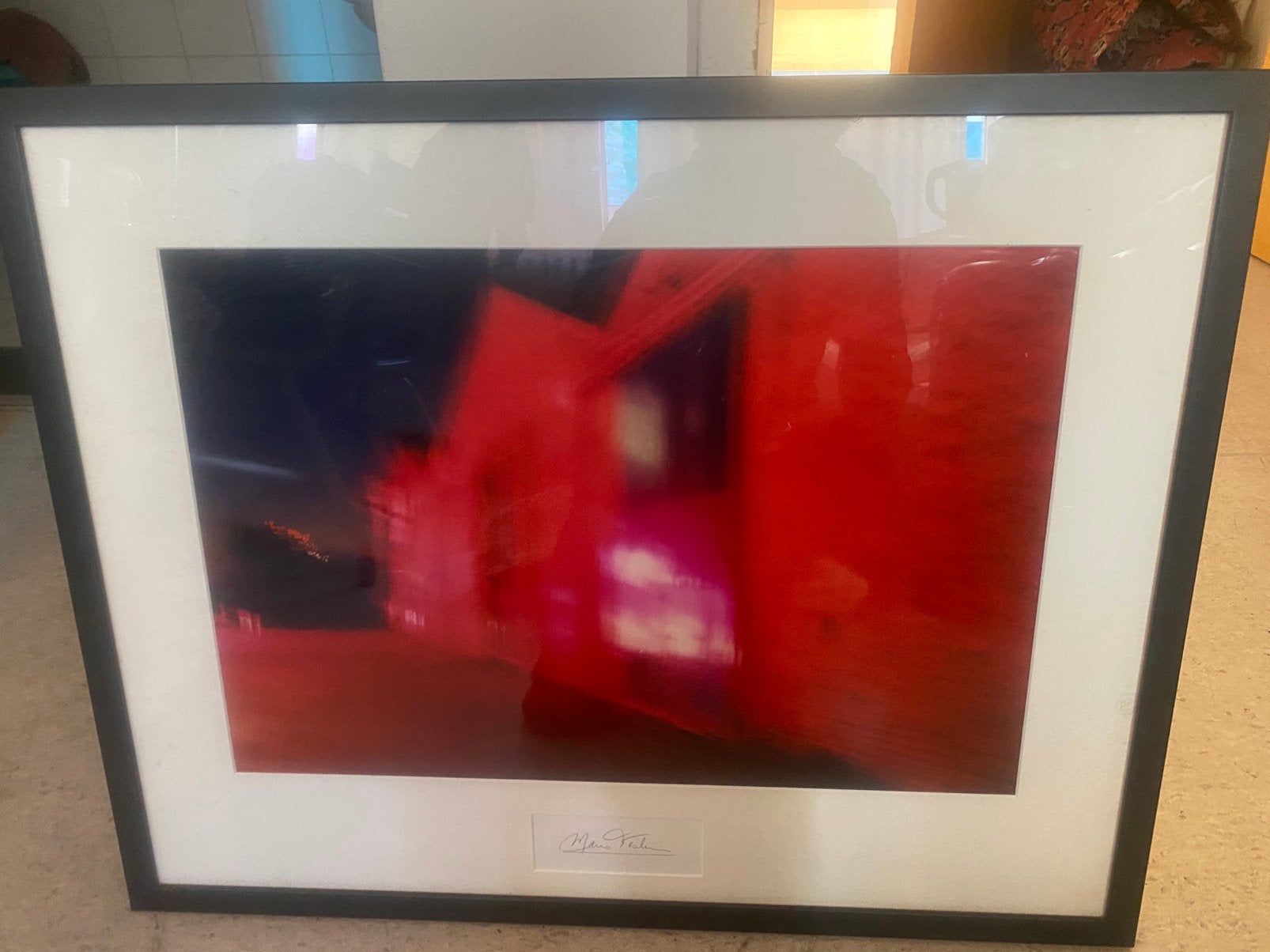 Mario testino unieke foto gesigneerd ., Antiek en Kunst, Gesigneerd, Ophalen