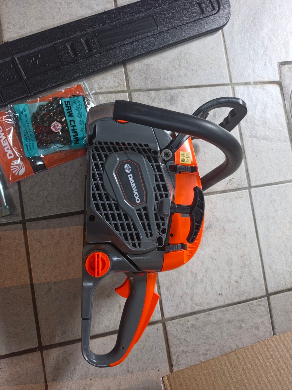 Daewoo kettingzaag, Tuin en Terras, Ophalen of Verzenden, Nieuw, Benzine, Daewoo