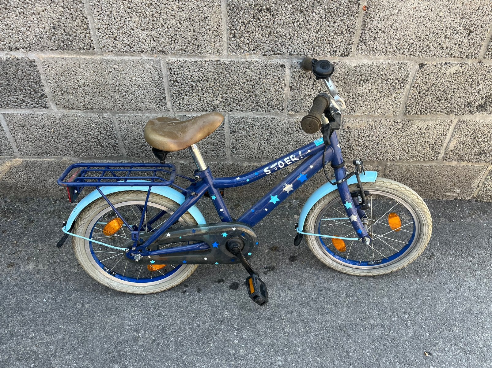 Blauwe fiets, 16 inch, stoer, merk : lief! Fiets !, Fietsen en Brommers, Ophalen, Zo goed als nieuw