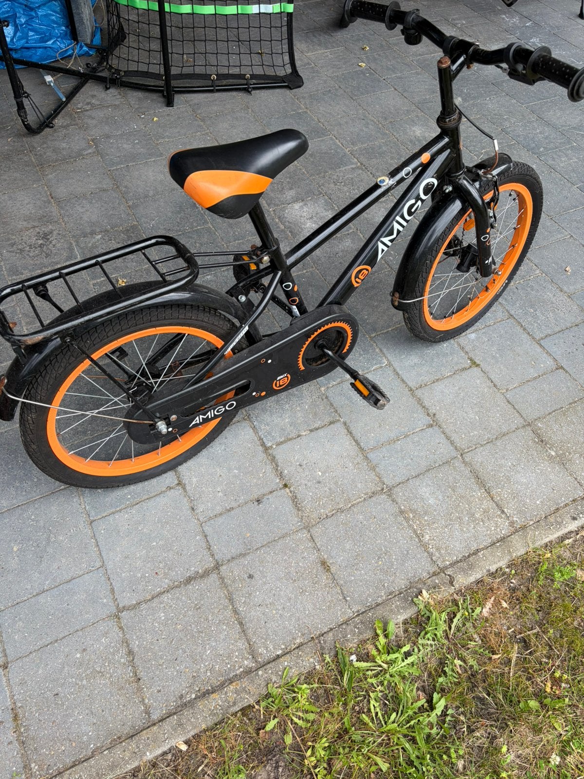 Fiets Amigo 18inch, Fietsen en Brommers, Ophalen, Terugtraprem, Gebruikt, Handrem