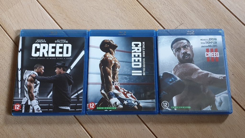 „Creed” -trilogie op bluray, Ophalen of Verzenden, Zo goed als nieuw, Blu-ray, Nederlands