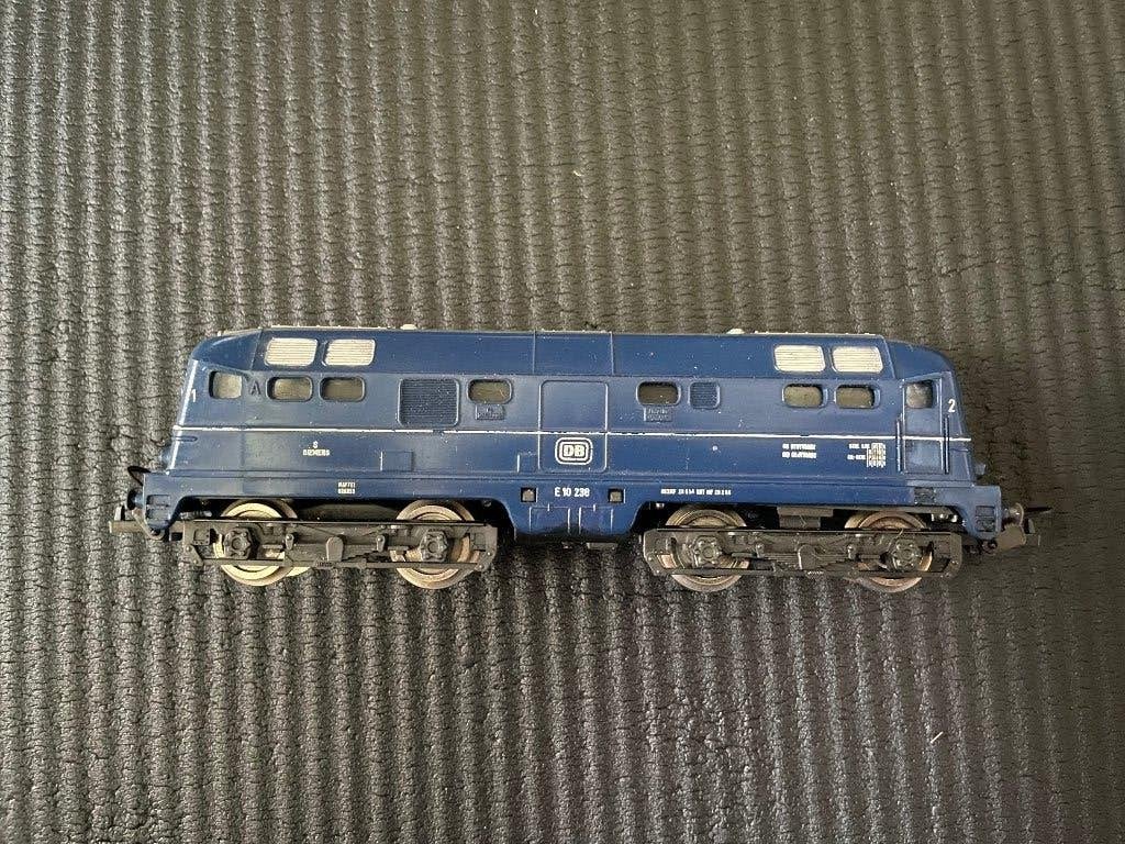 Lima db locomotief blauw 208504, Ophalen of Verzenden, Gebruikt, Locomotief, Lima