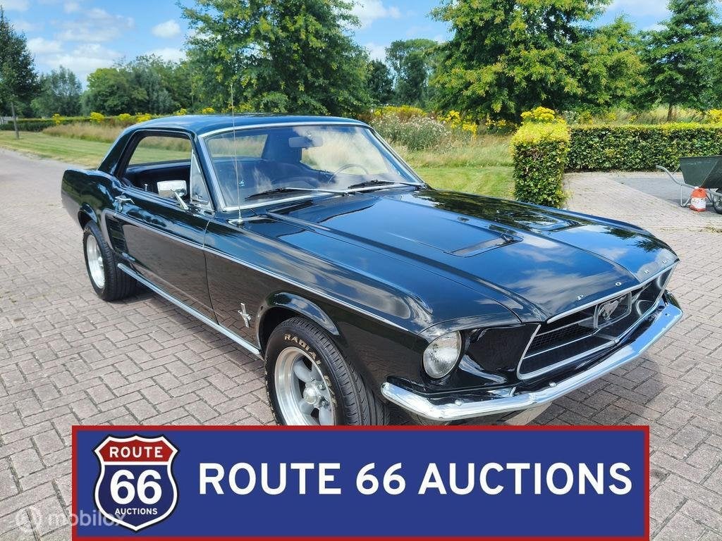 Ford Mustang | 1967 | Route 66 Auctions, Autos, Achat, Entreprise, Boîte manuelle, Autre carrosserie