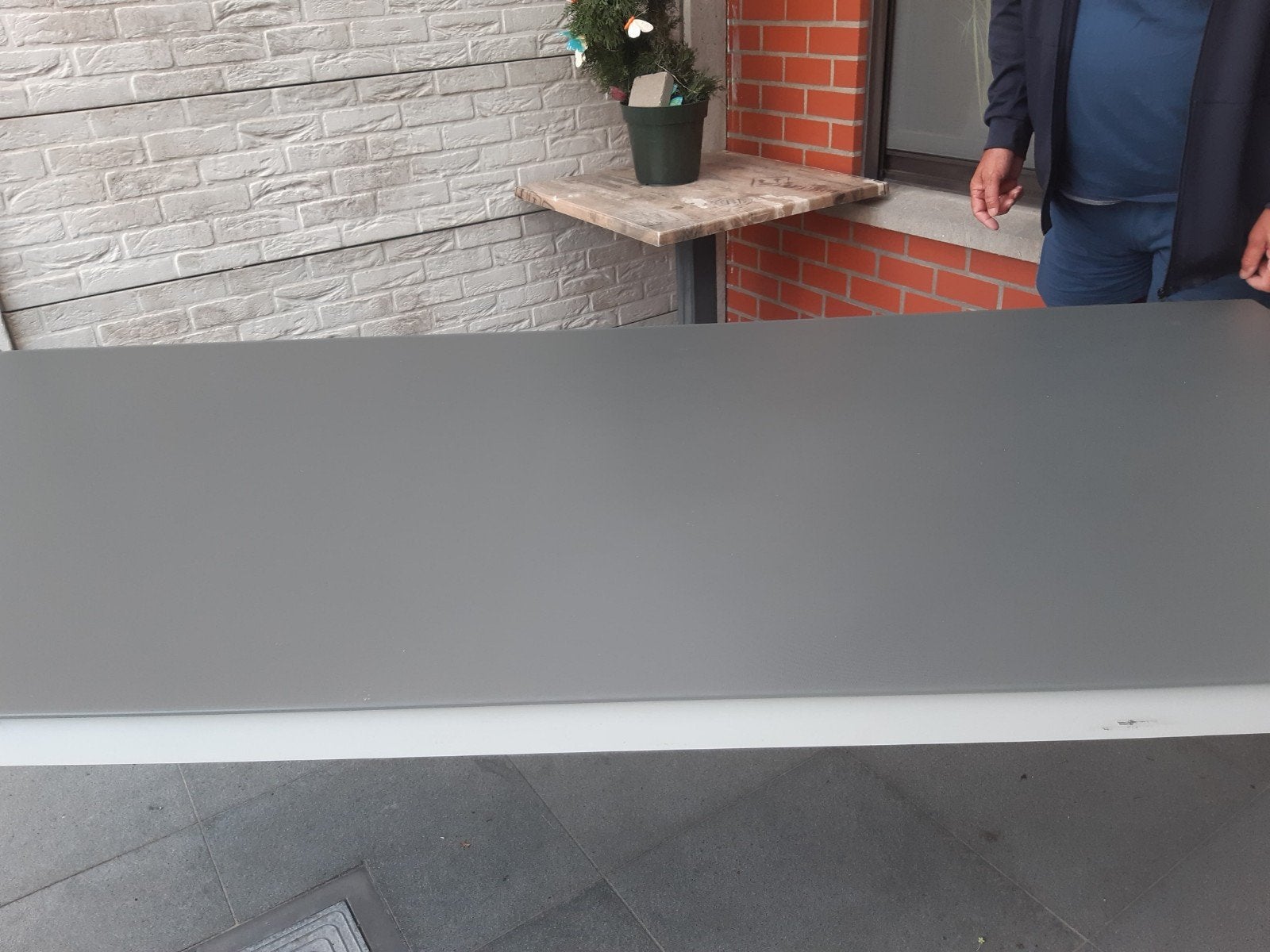 tuintafel +zes stoelen, Jardin & Terrasse, Écrans de jardin, Enlèvement ou Envoi, Moins de 100 cm