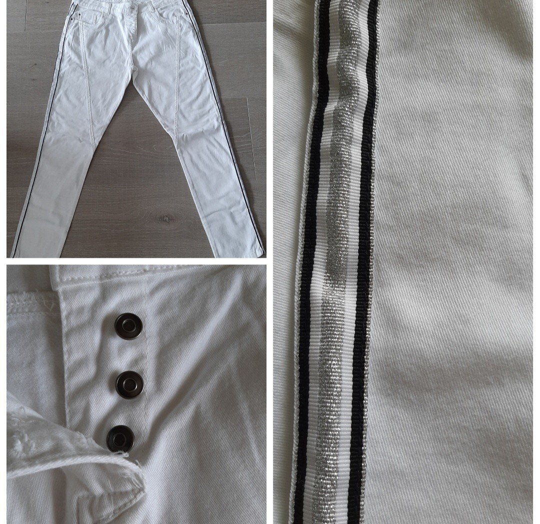 Witte broek stretch NIEUW, Enlèvement ou Envoi, Neuf