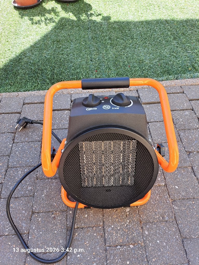 Qlima elektrische bijverwarming, Doe-het-zelf en Bouw, Ophalen, Minder dan 30 cm, Overige typen, Minder dan 60 cm