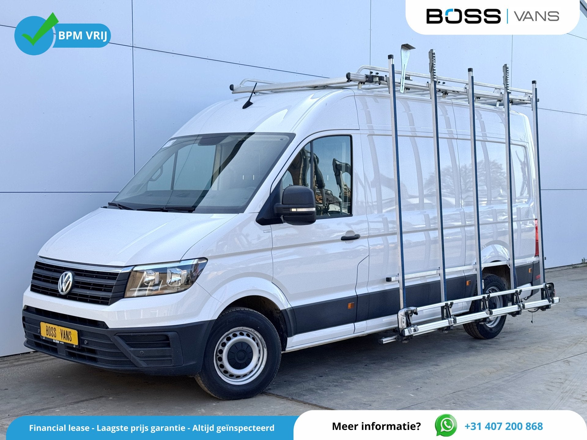 Volkswagen Crafter 2.0 TDI 140 PK Imperiaal Glasresteel Glas, Auto's, Voorwielaandrijving, Stof, Gebruikt, Zwart
