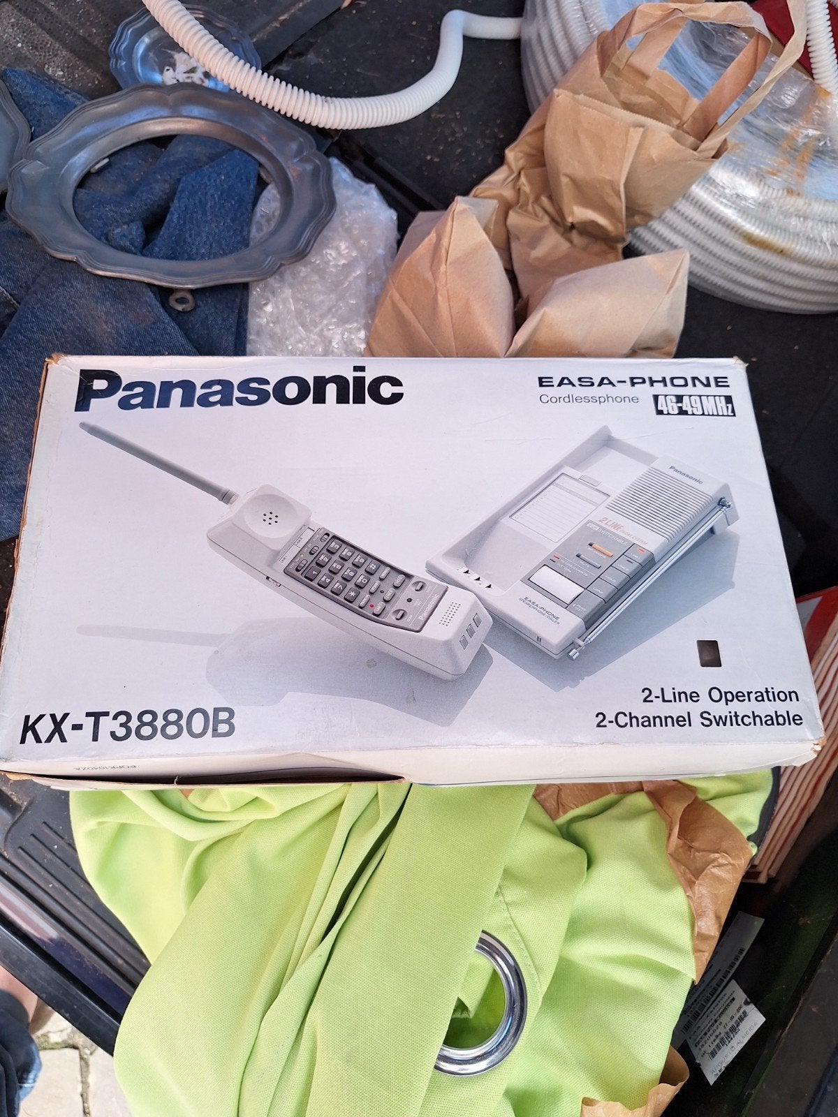 Neuf Téléphone compatible Panasonic KX-T3880B VINTAGE
