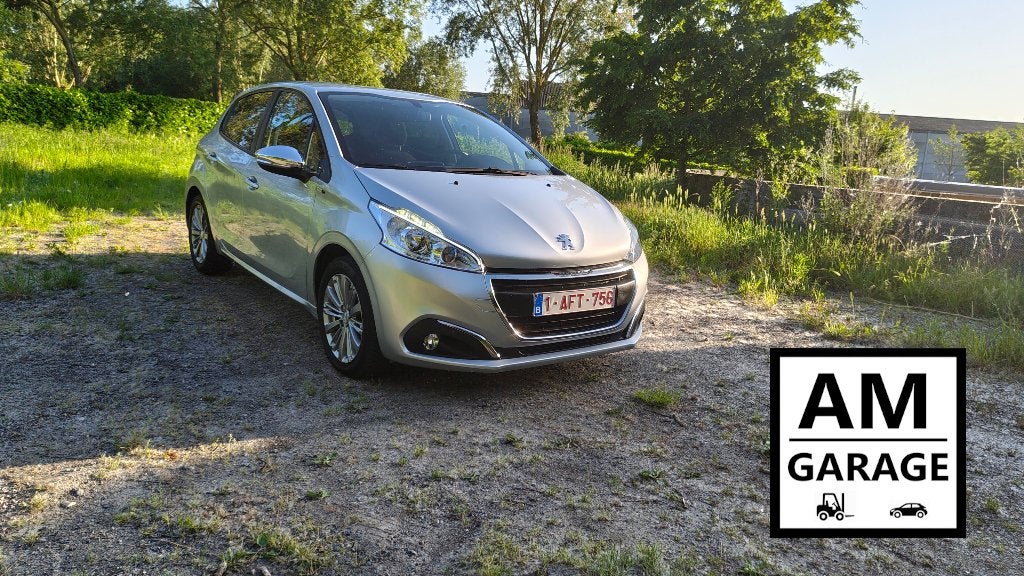 Peugeot 208 1.2i PureTech Style, Auto's, Euro 5, Zwart, Bedrijf, 5 deurs