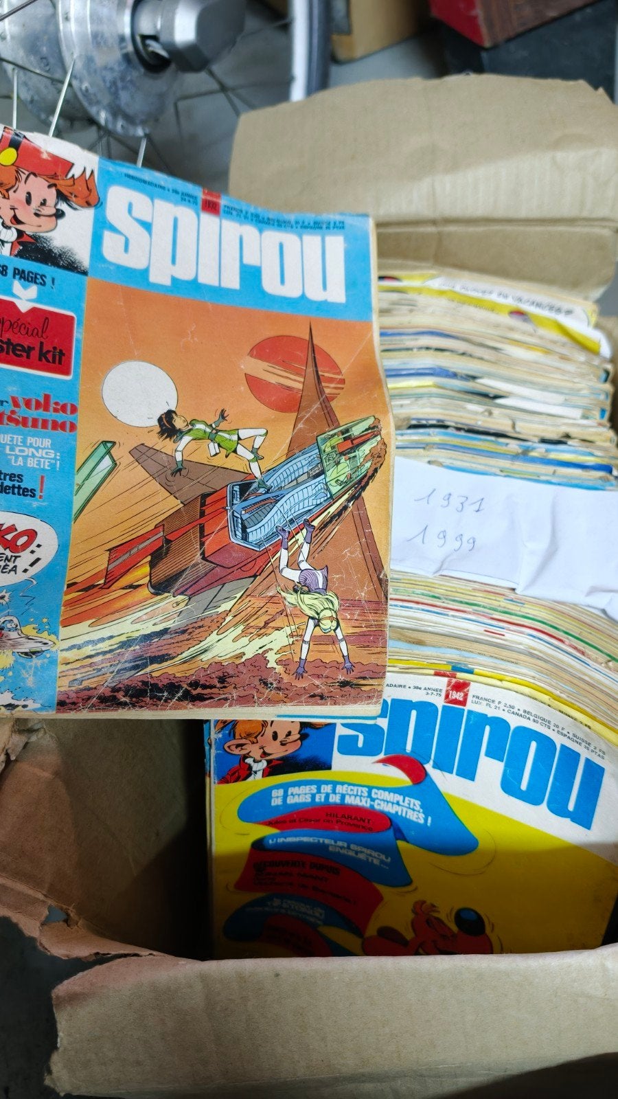 Importante lot de Spirou( lot 1), Boeken, Ophalen