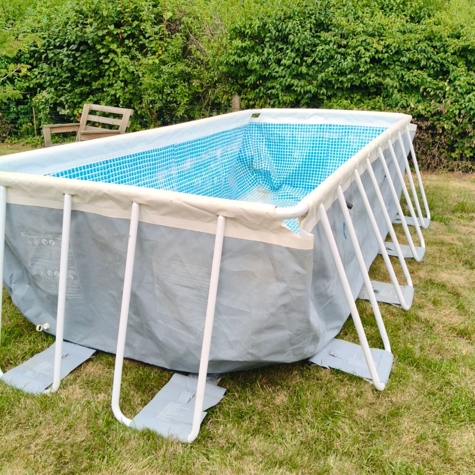 Intex zwembad 421 pomp folie en trap, Ophalen