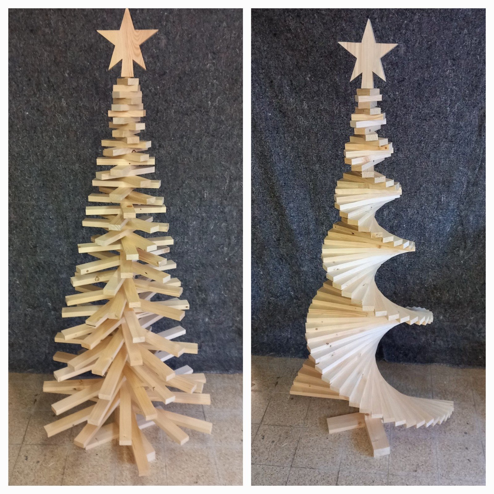Sapin de Noël en bois, Enlèvement, Neuf