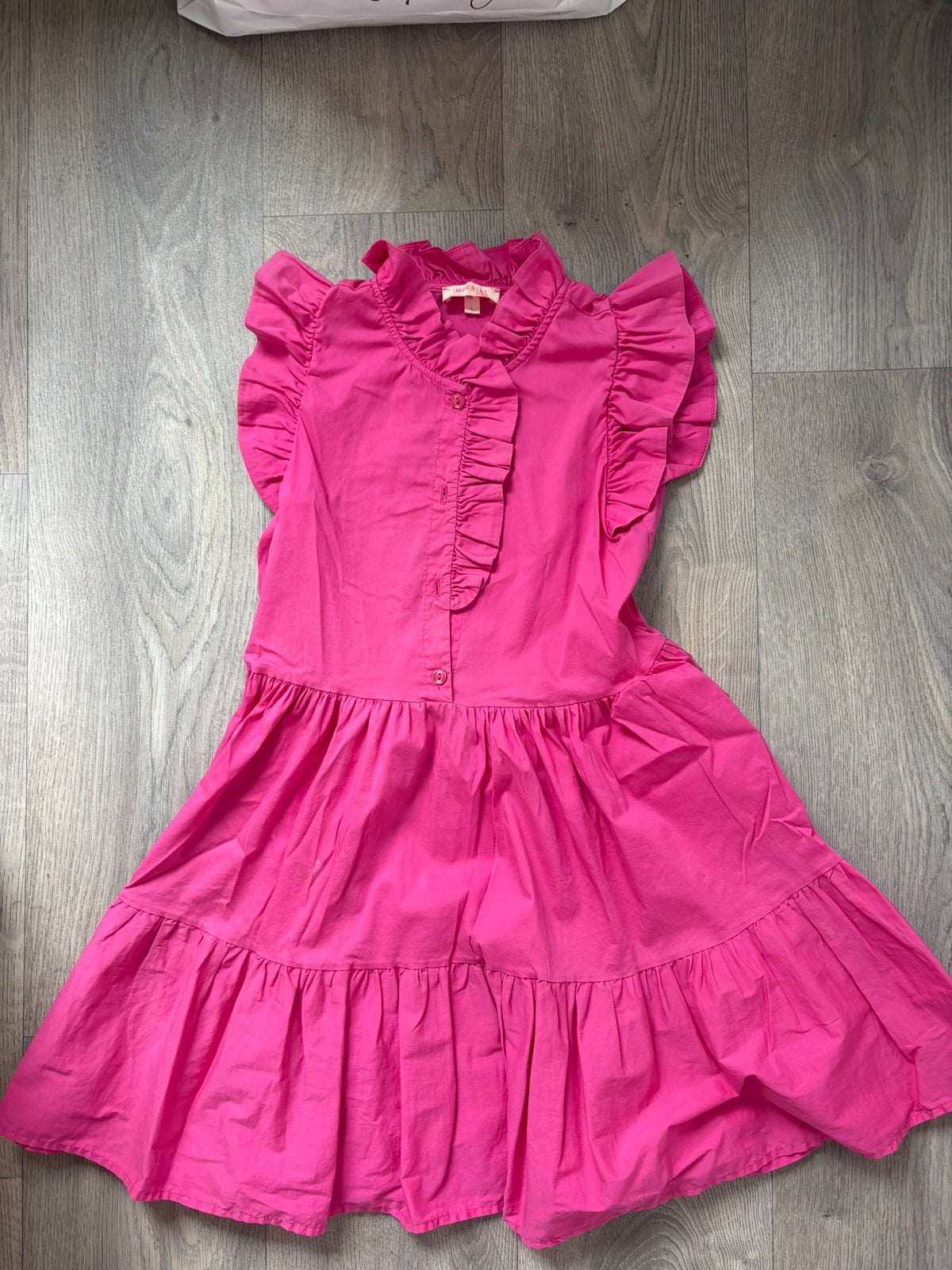 Roos kleedje, Kinderen en Baby's, Kinderkleding | Maat 134, Ophalen, Gebruikt, Meisje, Jurk of Rok