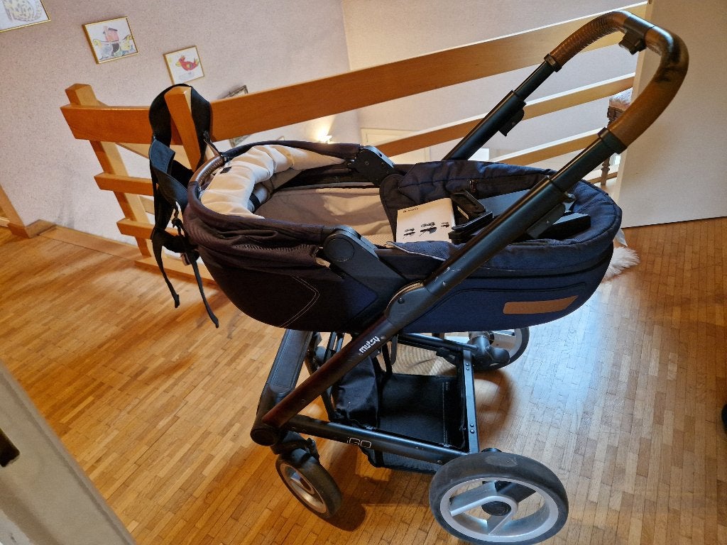 combi wieg en buggy, Enfants & Bébés, Poussettes & Combinaisons, Comme neuf, Poussette combi, Mutsy, Enlèvement