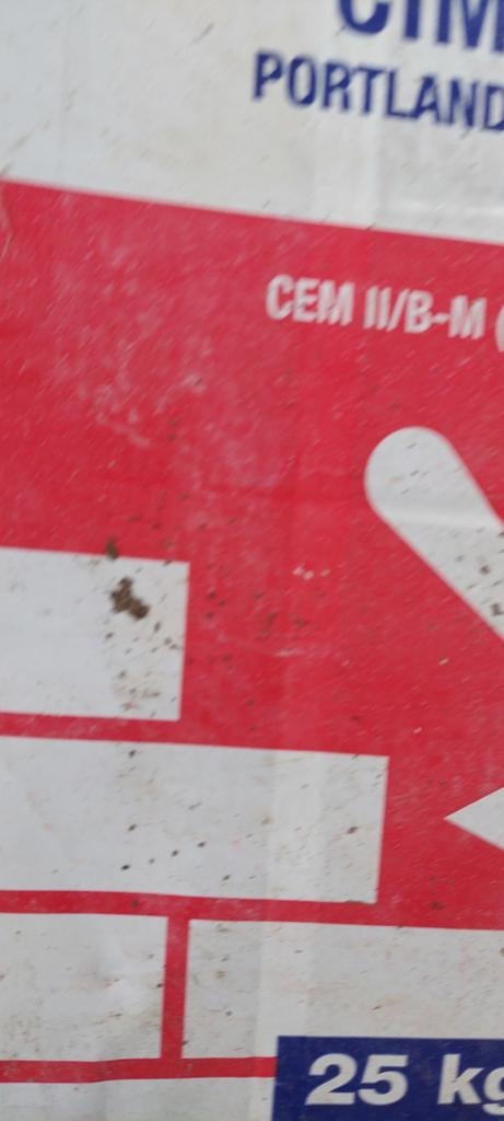 Cement zakken Hubo, Doe-het-zelf en Bouw, Ophalen